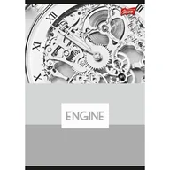 Zszywacze biurowe - ZESZYT A5 60K KRATA LAMINOWANY ENGINE - miniaturka - grafika 1