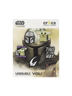 Crocs Ozdoba do butów Disneys The Mandalorian 5 Pack 10009674 Zielony - Środki do obuwia i ubrań - miniaturka - grafika 1