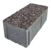 Cegły, pustaki, bloki - Kostka brukowa prostokąt płukana 6 cm grafitowa - miniaturka - grafika 1