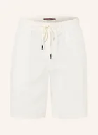 Spodenki damskie - Tommy Hilfiger Szorty Z Lnu Harlem Relaxed Tapered Fit weiss - miniaturka - grafika 1