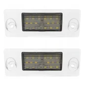 Lampy tylne - ZESTAW LAMPEK LED DO TABLICY REJESTRACYJNEJ, AUTOTUNE, DO AUDI A3 I 8L, AUDI A4 B5 SEDAN / KOMBI - miniaturka - grafika 1