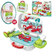 Zabawy w naśladowanie dorosłych - Zestaw lekarski w praktycznej walizce - miniaturka - grafika 1