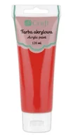 Przybory szkolne - Farba akrylowa czerwona 120ml - Dalprint - miniaturka - grafika 1