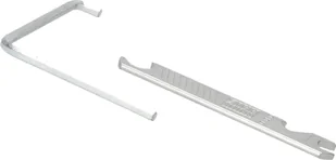 Dedra Zestaw 2szt: klucz imbus 4mm, 75x75mm + klucz do regul.okien - Klucze i nasadki - miniaturka - grafika 1