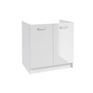Szafki kuchenne - Szafka stojąca kuchenna 80 x 83 cm biała Deftrans - miniaturka - grafika 1