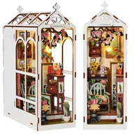 Zabawki kreatywne - Miniaturowy domek Book Nook - Kwiatowe wytchnienie - miniaturka - grafika 1