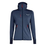 Bluzy damskie - Bluza damska Salewa Agner Hybrid PL/DST Navy Blazer Melange 36 - miniaturka - grafika 1