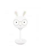 Lampy stojące - Lampex Lampa stołowa BUNNY biała LPX0004/LM D - miniaturka - grafika 1