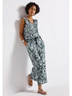 Spodnie damskie - Street One Spodnie w kolorze jasnozielono-morskim - miniaturka - grafika 1