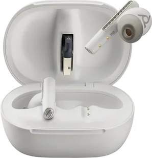 POLY Słuchawki douszne Voyager Free 60+ UC M w kolorze białego piasku + adapter USB-C BT700 + etui z ładowarką i ekranem dotykowym - Słuchawki - miniaturka - grafika 1