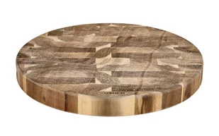 Deska do krojenia akacjowa 35 cm Kitchen Pro - Deski do krojenia - miniaturka - grafika 1