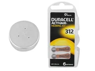 Baterie i akcesoria - 6 szt. Bateria słuchowa Duracell DA312. (1LM) - miniaturka - grafika 1