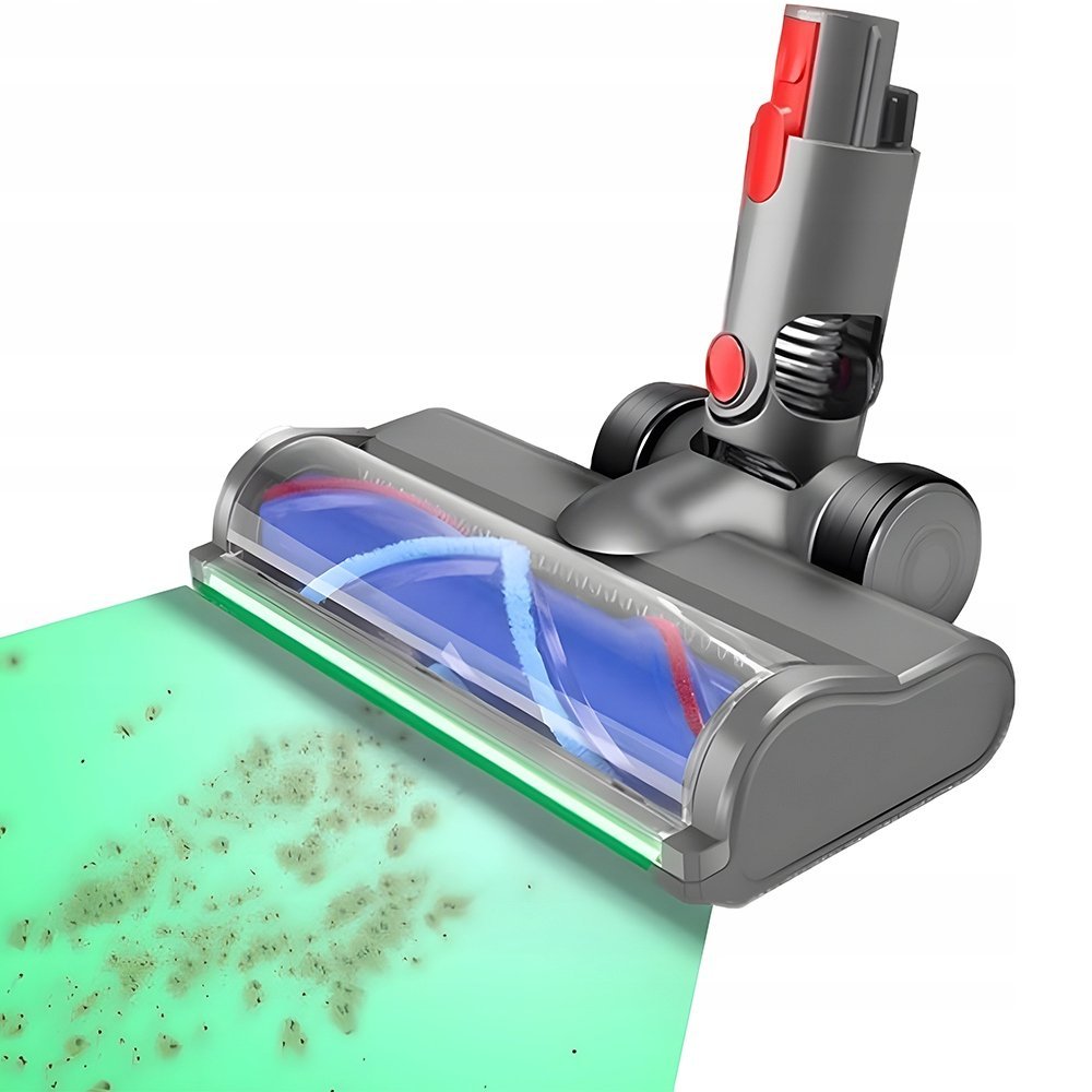 ROLKA DO ODKURZACZA DYSON V7-V15 NAKŁADKĄ MOPUJĄCĄ FILTR ZIELONA DIODA LED