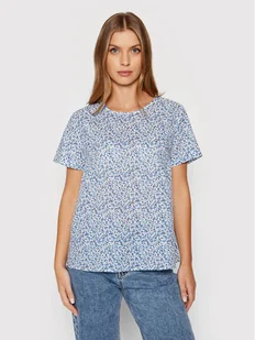 Benetton United Colors Of Bluzka 5OA95QBA4 Biały Regular Fit - Bluzki damskie - miniaturka - grafika 1