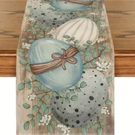 Inne - TEMU 1 Szt. Biegacz Wielkanocny, Kształt Prostokątny, 13 X 36/48/72/108, Materiał Lnu, Tkany, Do Dekoracji Wnętrz I Na Zewnątrz - miniaturka - grafika 1