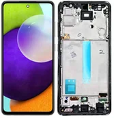 Części serwisowe do telefonów - WYŚWIETLACZ EKRAN LCD DO SAMSUNG A52 4G OLED RAMKA CZARNA - miniaturka - grafika 1