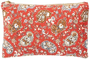 Bassetti Kosmetyczka mała Imperia R1 ze 100% bawełny w kolorze czerwonym, wymiary: 24 cm x 15 cm, 9324218 - Kosmetyczki, organizery i kuferki - miniaturka - grafika 1