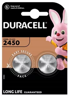 bateria litowa mini Duracell CR2450 DL2450 ECR2450 2BL - Baterie i akcesoria - miniaturka - grafika 1