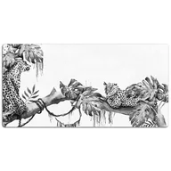 Podkładki na biurko - Podkładka na biurko z nadrukiem Gepardy na drzewie 120x60 cm - miniaturka - grafika 1