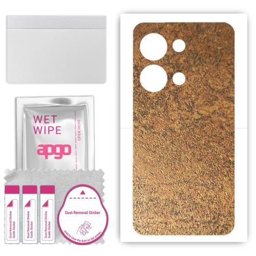 folia naklejka skórka strukturalna na TYŁ do Umidigi G9 5G - Zardzewiała Miedź - apgo SKINS