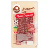 Kiełbasa i wędliny - Carrefour Original Kiełbasa wieprzowa suszona w plastrach 100 g - miniaturka - grafika 1