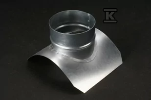 Trójnik 90/200/160 siodłowy ocynk - Złącza i kolanka wentylacyjne - miniaturka - grafika 1