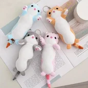 Maskotki i pluszaki - BRELOK MASKOTKA DŁUGI KOT KOTEK 16CM - miniaturka - grafika 1