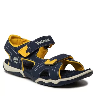 Sandały damskie - Timberland Sandały Adventure Seeker 2 Strap TB02494A4841 Navy W Yellow - grafika 1