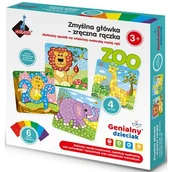 Zabawki kreatywne - Askato Piankowa wyklejanka zwierzątka 113708 - miniaturka - grafika 1