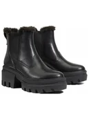 Botki damskie - Timberland Skórzane sztyblety "Everleigh" w kolorze czarnym - miniaturka - grafika 1