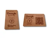 Wyposażenie miejsc publicznych - Personalizowana karta NFC oceń nas w Google, Instagram, Facebook, wiśnia - miniaturka - grafika 1