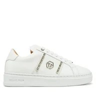 Sneakersy męskie - Sneakersy PHILIPP PLEIN SAES USC0732 PLE005 Biały - miniaturka - grafika 1
