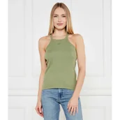 Koszulki i topy damskie - Karl Lagerfeld Top AUTOGRAPH | Slim Fit - miniaturka - grafika 1