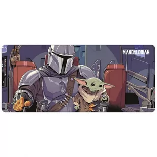 Star Wars Podkładka  Star Wars Mata gamingowa na biurko XXL The Mandalorian MGGE013 - Podkładki pod mysz - miniaturka - grafika 1