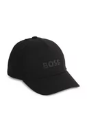 Czapki dla dzieci - BOSS czapka z daszkiem dziecięca kolor czarny z aplikacją - Boss - miniaturka - grafika 1