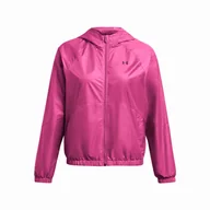 Bluzy sportowe damskie - Bluza damska Under Armour SPORT WINDBREAKER JKT Rozmiar: S / Kolor: różowy - miniaturka - grafika 1