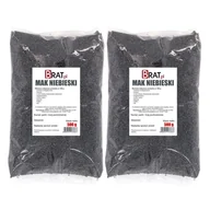 Ziarna i nasiona roślin strączkowych - Mak Niebieski Ziarno 1Kg (2X500G) Wysoka Jakość Produkt Naturalny - miniaturka - grafika 1