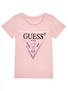 Guess T-Shirt K73I56 K8HM0 Różowy Regular Fit - Koszulki dla chłopców - miniaturka - grafika 1