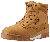 Kozaki damskie - FILA Damskie buty Grunge II mid wmn modne kozaki, Chipmunk-Marshmallow, 41 EU - miniaturka - grafika 1