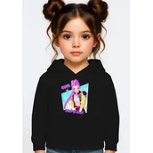 Bluzy dla dziewczynek - BLUZA DZIECIĘCA HUNTRIX RUMI KPOP 104 Z KAPTUREM BAWEŁNIANA JAKOŚĆ - miniaturka - grafika 1