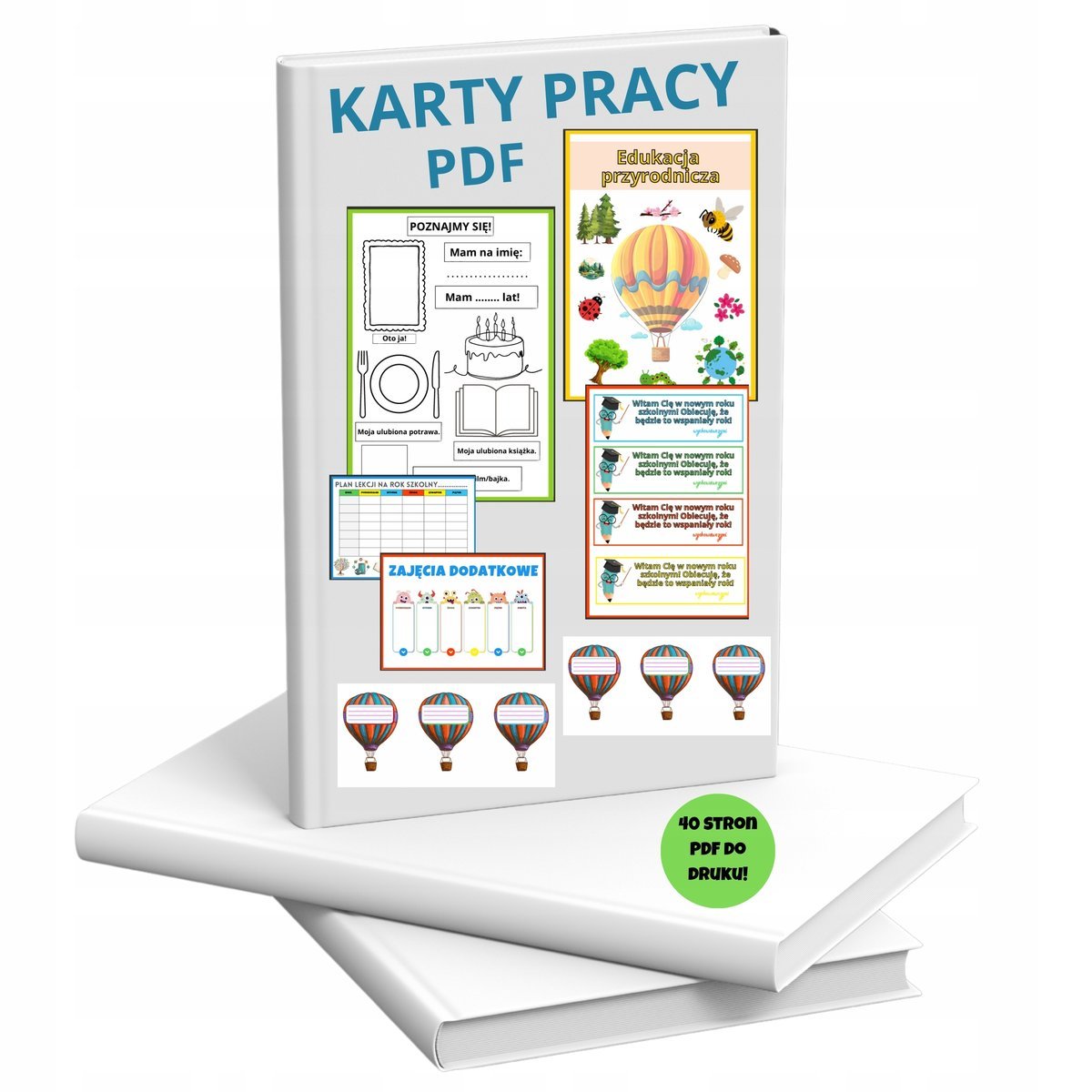 POMOCE DYDAKTYCZNE PDF ROZPOCZECIE ROKU KARTY PRACY KLASY 1-3 DO DRUKU