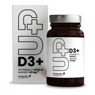 Witaminy i minerały - Up Health Pharma Witamina D3 z Magnezem Up D3+ - suplement diety 60 kaps. - miniaturka - grafika 1