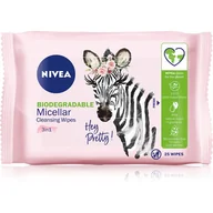 Chusteczki do demakijażu - Nivea Chusteczki micelarne do twarzy i oczu 3w1- cera każda (biodegradowalne) 1op.-25szt 127358 - miniaturka - grafika 1