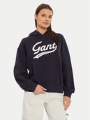 Bluzy damskie - Gant Bluza 4200489 Granatowy Loose Fit - miniaturka - grafika 1