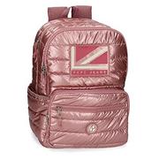 Plecaki szkolne i tornistry - Pepe Jeans Carol plecak szkolny, podwójny, różowy, 32 x 44 x 17 cm, poliester, 23,94 l - miniaturka - grafika 1