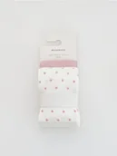 Buciki dla niemowląt - Reserved - Rajstopy 2 pack - brudny róż - miniaturka - grafika 1