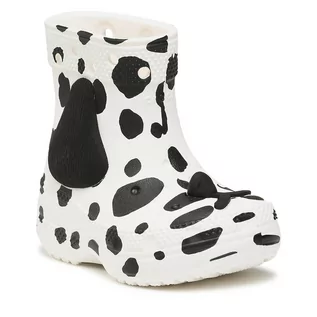 Buty dla chłopców - Kalosze Crocs Crocs Classic I Am Dalmatian Boot T 209079 White/Black 103 - grafika 1