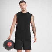 Koszulki i topy damskie - MP Men's Adapt Drop Armhole Tank Top - Black - S - miniaturka - grafika 1