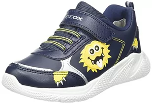 Geox Chłopięce B Sprintye Boy B sneakersy, granatowy żółty, 25 EU - Buty dla chłopców - miniaturka - grafika 1