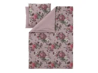 Pościel - LIVARNO® Pościel dwustronna z mikrowłókna satynowowego, 160 x 200 cm (Kwiaty/ różowy) - miniaturka - grafika 1